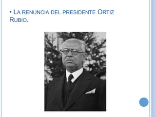 La misión fundamental de Rodríguez
fue preparar y posibilitar la transmisión
pacífica de la presidencia al candidato
del P...