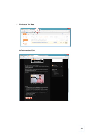 25
2. Finalmente Ver Blog
Así se muestra el blog
2
 