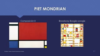 PIET MONDRIAN
Composición II Broadway Boogie-woogie
Profesor: Javier Anzano//Ciencias 2.0ciales 61
 