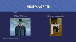 RENÉ MAGRITTE
El hijo del hombre El tiempo traspasado
Profesor: Javier Anzano//Ciencias 2.0ciales 65
 