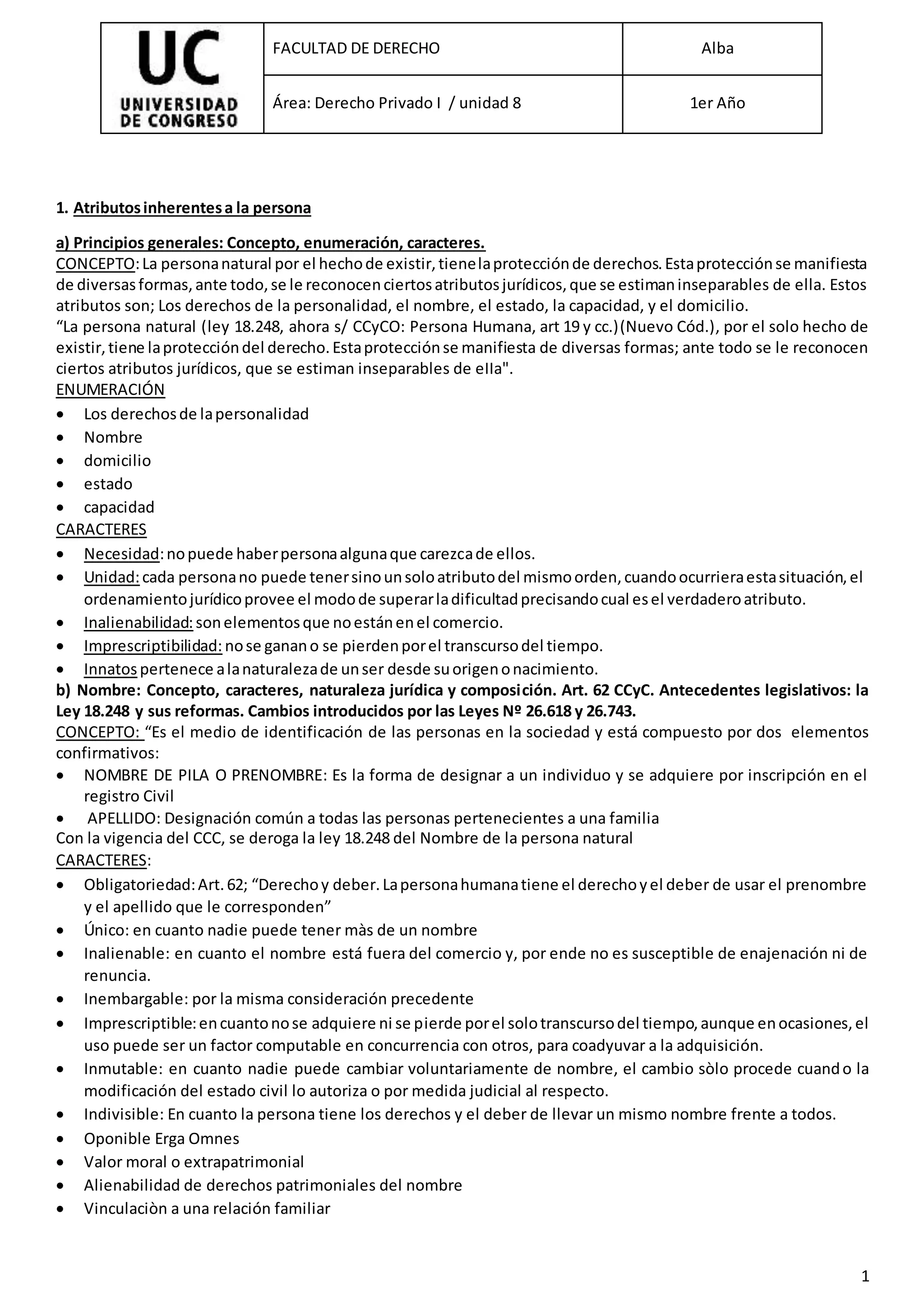 atributos de la persona | PDF