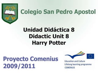 Unidad Didáctica 8 Didactic Unit 8 Harry Potter 