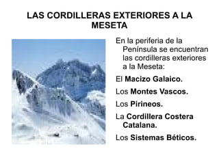 Las costas o litoral. 