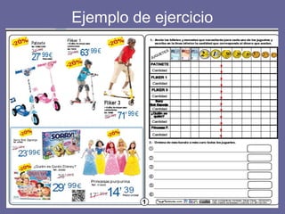 Ejemplo de ejercicio
 