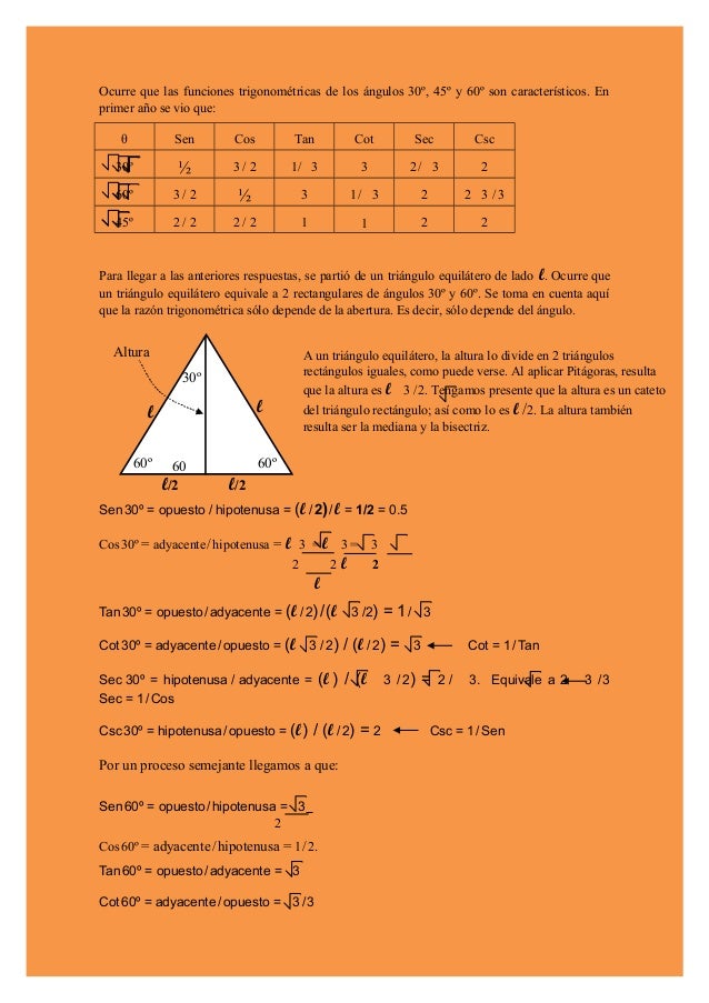 Unidad 9 Utilicemos La Trigonometria