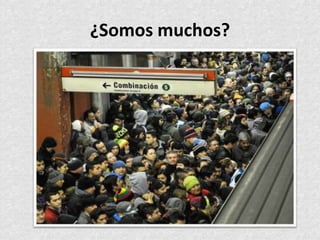 ¿Somos muchos?
 