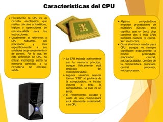 Unidad de procesamiento central wasem khowis | PPTX