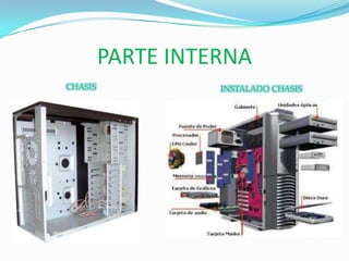 PARTE INTERNA
CHASIS INSTALADO CHASIS
 