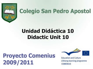 Unidad Didáctica 10 Didactic Unit 10 