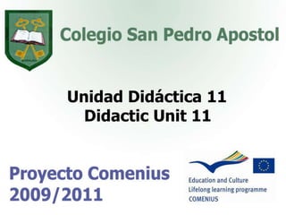 Unidad Didáctica 11 Didactic Unit11 