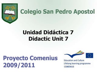 Unidad Didáctica 7 Didactic Unit7 