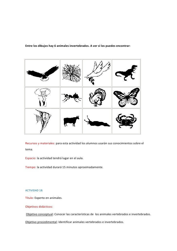 Unidad didactica animales..