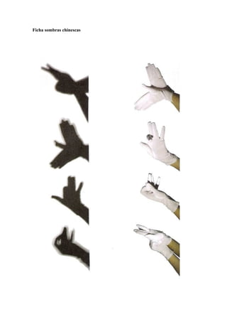 Ficha sombras chinescas
 