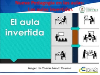 Nueva Pedagogía en las aulas:
Las aulas invertidas
 