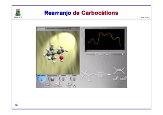 DQOI - UFC Prof. Nunes
Rearranjo de CarbocátionsRearranjo de Carbocátions
76
 