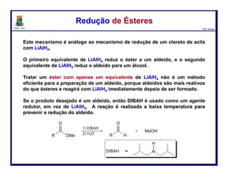DQOI - UFC Prof. Nunes
Lactamas são amidas cíclicas análogas às lactonas, que são ésteres cíclicos.
A maioria das lactamas são conhecidas por seus nomes comuns, como os
exemplos apresentados abaixo.
Preparação de LactamasPreparação de Lactamas
109
N-metilpirrolidona
(um solvente apolar
aprótico)
ε-caprolactama
(usado para preparer
um tipo de nylon)
 