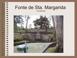 Fonte de Sta. Margarida
(Actualidade)
 