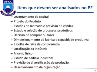 Aula 1 - Projeto de Fábrica e Layout 