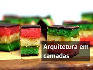 Arquitetura em
camadas
 