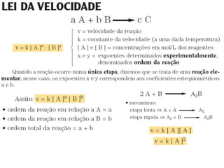 Unidade15   cinetica quimica