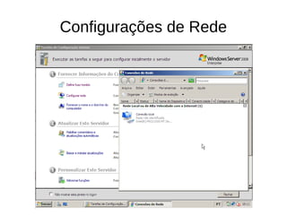 Configurações de Rede
 