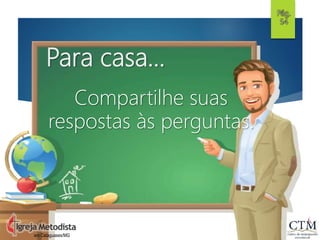 Para casa...
Compartilhe suas
respostas às perguntas.
em Cataguases/MG
Pág.
54
 