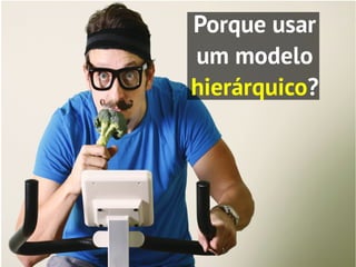 Porque usar
um modelo
hierárquico?
 