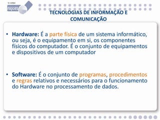 • Robótica
Ciência que faz a projecção e
construção de Robôs, consiste na
conjugação da automática com a
automática
 