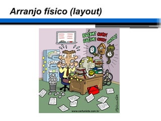 – 38 –
Arranjo físico (layout)
 