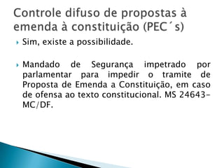 Para que os efeitos sejam estendidos a terceiros – erga omnes - fora a relação processual que lhe deu origem, se faz necessário a apreciação do STF, em Recurso extraordinário, que realizará o Controle difuso de constitucionalidade, de forma incidental. 