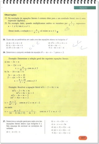 Unidade 4 EQUAÇÃO DO PRIMEIRO GRAU