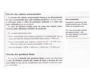 Unidade 9 - A Contabilidade Nacional