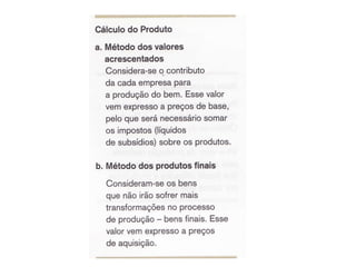 Unidade 9 - A Contabilidade Nacional