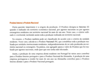Unidade 9 - A Contabilidade Nacional