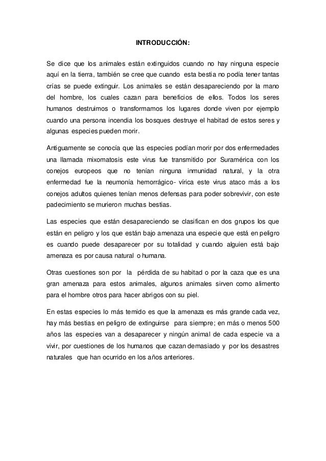 ANIMALES EN PELIGRO DE EXTINCION
