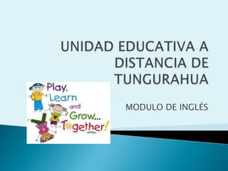 MODULO DE INGLÉS
 