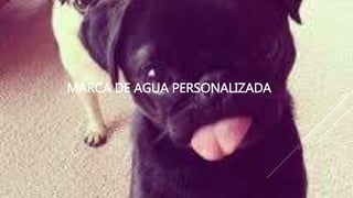 MARCA DE AGUA PERSONALIZADA
 