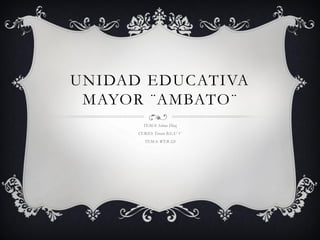 UNIDAD EDUCATIVA
MAYOR ¨AMBATO¨
TEMA: Selena Díaz
CURSO: Tercero B.G.U¨1¨
TEMA: WEB 2,0
 