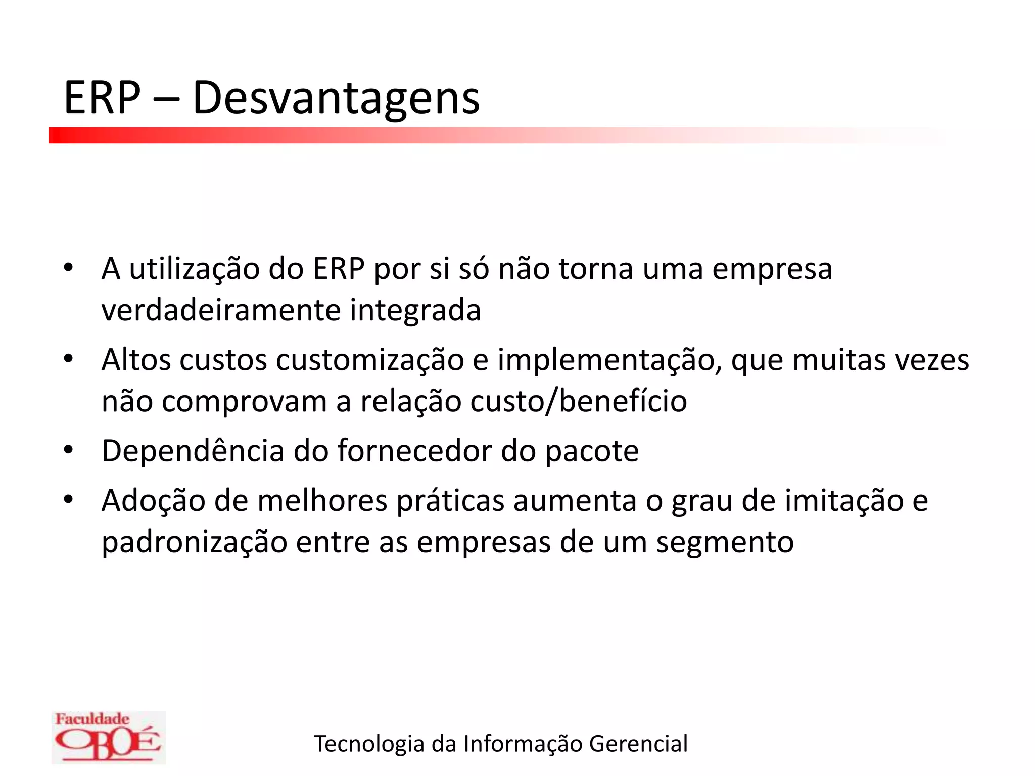 ERP – Comparativo