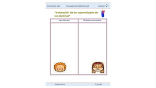 Preescolar Septiembre