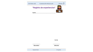 Preescolar Septiembre