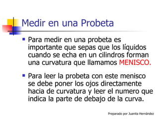 Cómo Leer El Menisco De Una Probeta Graduada Sobre La Medición Del