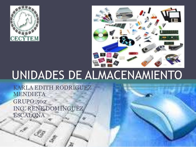 Unidades de almacenamiento
