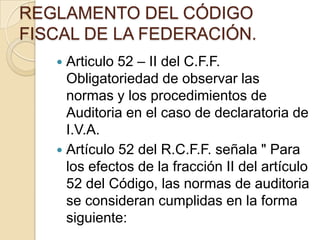 El articulo 29 fracción VIII de la Ley del INFONAIT, establece la obligación de presentar el informe sobre la situación fiscal del patrón que de acuerdo al articulo 32-A del C.F.F. se encuentre obligado a Dictaminar sus Estados Financieros.Dicho informe contendrá los anexos relacionados con los gastos y conciliaciones.N.P.A. Boletín es:1010,1020Boletines Serie 3000Boletines 5010-5020-5030-5040-5060-5070-5200-5210-6060