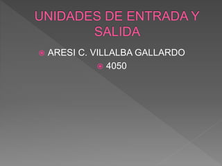  ARESI C. VILLALBA GALLARDO
 4050
 