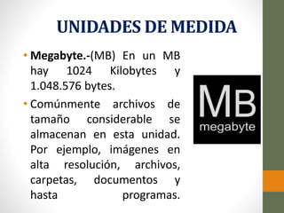 Mb Definition Unidades de medida de la Información | PPTX