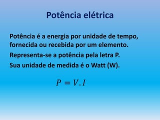 Unidades de medida de grandezas elétrica | PPTX