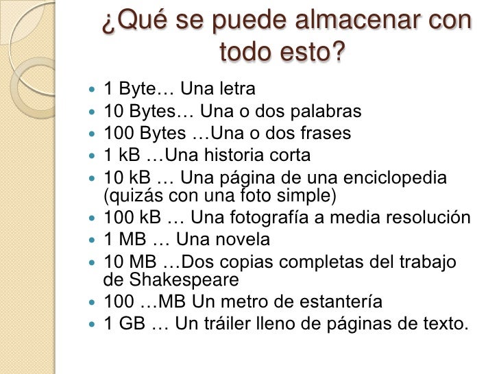Unidades de medida informatica