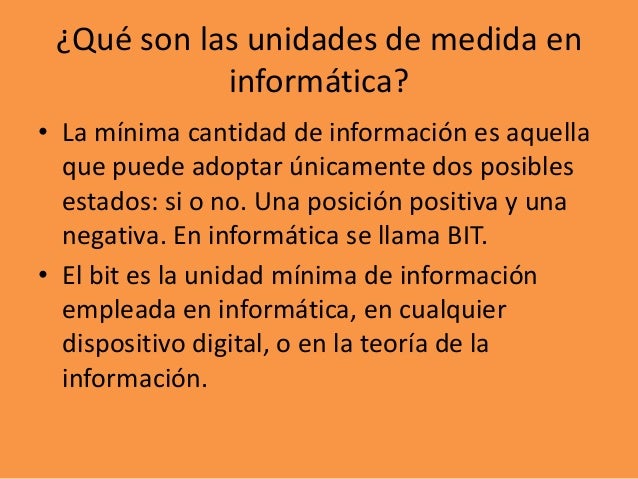 Unidades de medidas