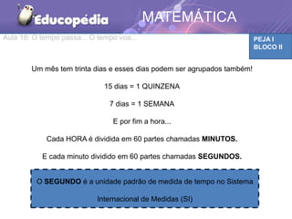 Unidades de medidas de tempo | PPTX